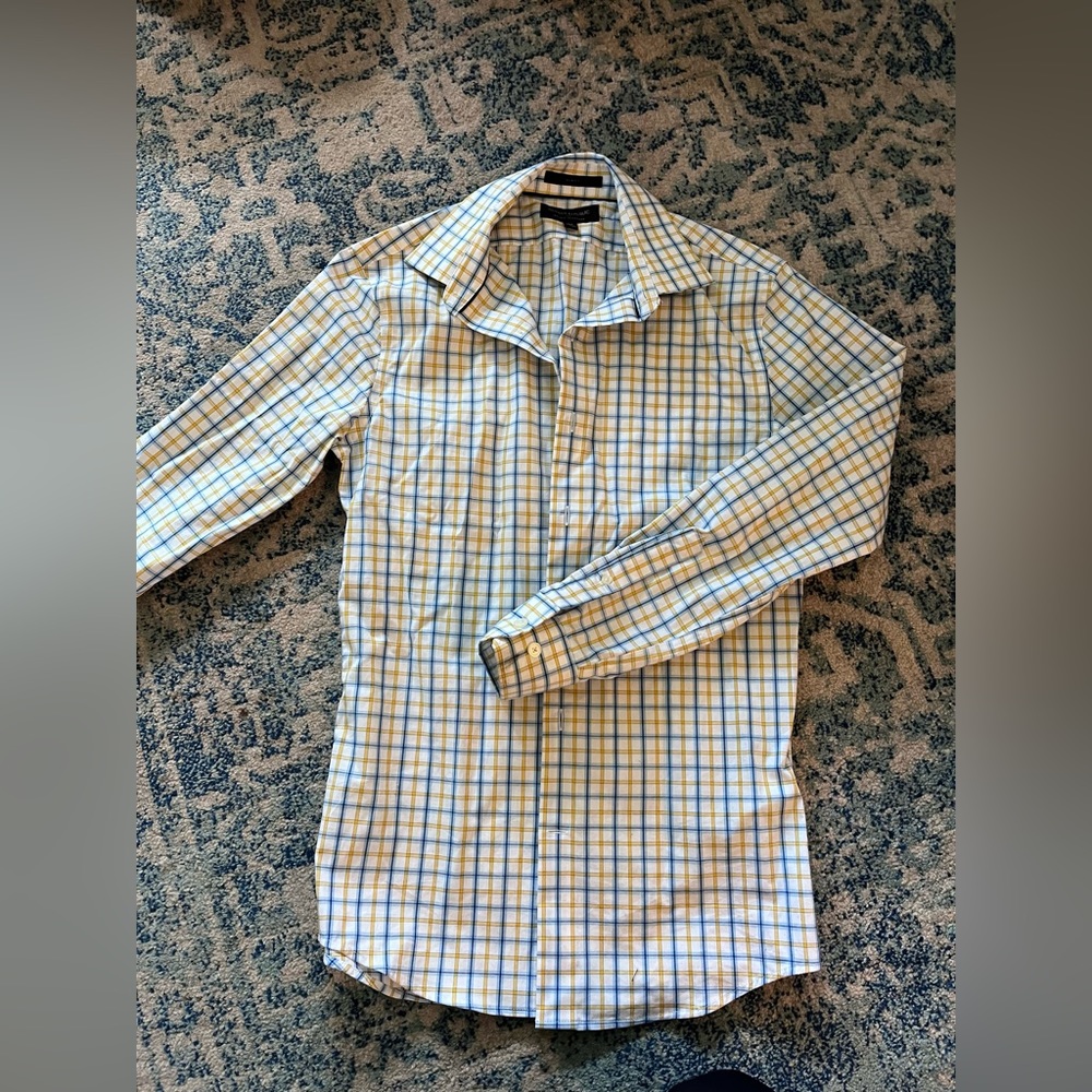 Men’s Banana Republic XS Plaid Dress Shirt